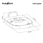 Nedis Luidspreker muurbeugel | Nedis | Max. 7 kg (Geschikt voor Sonos One SL/ Sonos One / Sonos PLAY:1, Vast, ABS/Metaal, Zwart) SPMT5600BK K101501174 - 7