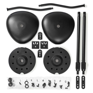 Nedis Luidspreker standaard | Nedis | Max. 4.5 kg (2 stuks, Universeel, In hoogte verstelbaar, Vast,  ABS/Staal, Zwart) SPMT2750BK K101501175 - 4