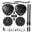 Nedis Luidspreker standaard | Nedis | Max. 4.5 kg (2 stuks, Universeel, In hoogte verstelbaar, Vast,  ABS/Staal, Zwart) SPMT2750BK K101501175 - 4