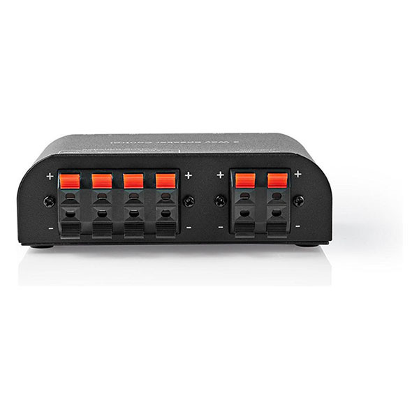 Nedis Luidspreker switch | Nedis | 2 poorten (Handmatig, Klemaansluiting) ASWI2602BK K020308004 - 5