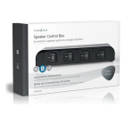 Nedis Luidspreker switch | Nedis | 4 poorten (Handmatig, Schroefaansluiting) ASWI2614BK K020308007 - 6