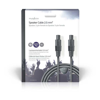 Nedis Luidsprekerkabel | V ↔ V | Nedis | 10 meter (Trekontlasting, 1,5 mm², 100% koper) COTG16000GY100 K010308345 - 3