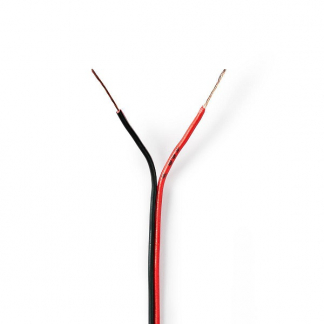 Nedis Luidsprekerkabel op rol | 100 meter (0.35 mm², Zwart) CAGW0350BK1000 N010308203 - 1