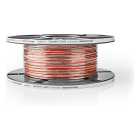 Nedis Luidsprekerkabel op rol | 100 meter (0.75 mm², 100% koper, Transparant) CABR0750TR1000 N010308232 - 3