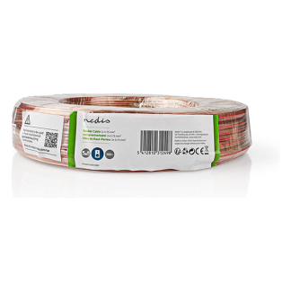 Nedis Luidsprekerkabel op rol | 100 meter (0.75 mm², Transparant) CAGW0750TR1000 K010308538 - 5