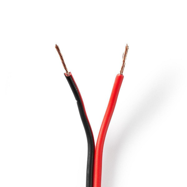 Nedis Luidsprekerkabel op rol | 100 meter (0.75 mm², Zwart) CAGW0750BK1000 N010308296 - 1