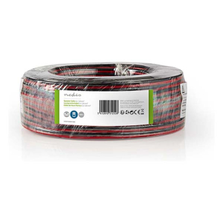 Nedis Luidsprekerkabel op rol | 100 meter (1.5 mm², CCA, Rood/Zwart) CAGW1500BK1000 N010308252 - 3
