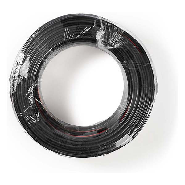 Nedis Luidsprekerkabel op rol | 100 meter (1.5 mm², CCA, Rood/Zwart) CAGW1500BK1000 N010308252 - 2