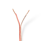 Nedis Luidsprekerkabel op rol | 100 meter (1.5 mm², Transparant) CAGW1500TR1000 N010308253 - 1