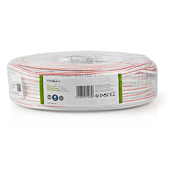 Nedis Luidsprekerkabel op rol | 100 meter (1.5 mm², Wit) CAGW1500WT1000 N010308258 - 3
