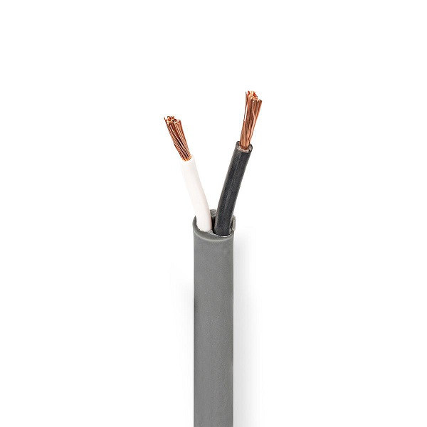 Nedis Luidsprekerkabel op rol | 100 meter (2.5 mm², 100% koper) COTR15031GY100 K010308559 - 1