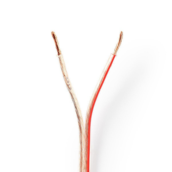 Nedis Luidsprekerkabel op rol | 100 meter (2.5 mm², Transparant) CAGW2500TR1000 N010308264 - 1