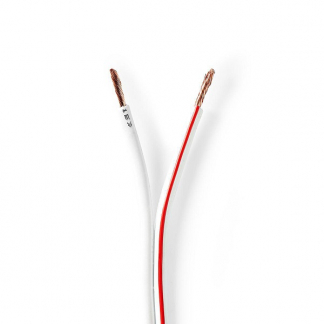 Nedis Luidsprekerkabel op rol | 100 meter (2.5 mm², Wit) CAGW2500WT1000 N010308263 - 1