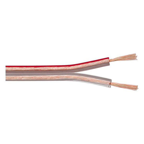 Nedis Luidsprekerkabel op rol | 15 meter (0.75 mm², 100% koper, Transparant) CABR0750TR150 N010308229 - 2
