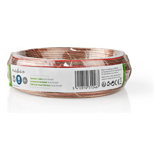 Nedis Luidsprekerkabel op rol | 15 meter (0.75 mm², Transparant) CAGW0750TR150 K010308535 - 4