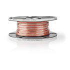 Nedis Luidsprekerkabel op rol | 25 meter (4 mm², 100% koper, Transparant) CABR4000TR250 N010308275 - 2