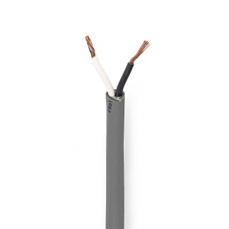 Nedis Luidsprekerkabel op rol | Nedis | 100 meter (1.5 mm², 100% koper) COTR15030GY100 K010308558 - 1