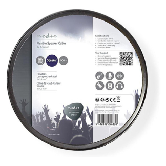 Nedis Luidsprekerkabel op rol | Nedis | 100 meter (1.5 mm², 100% koper) COTR15030GY100 K010308558 - 4