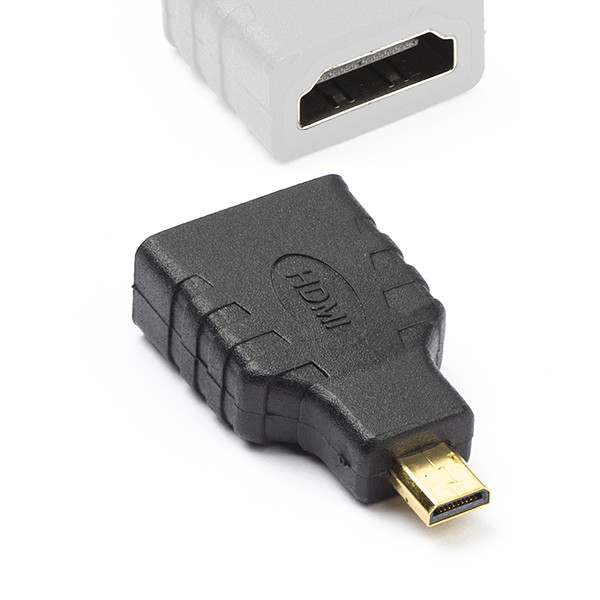 Nedis Micro HDMI naar HDMI adapter | Nedis (4K@30Hz, Verguld) CVGB34907BK CVGP34907BK N050100035 - 1