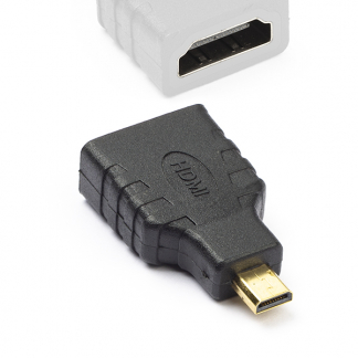 Nedis Micro HDMI naar HDMI adapter | Nedis (4K@30Hz, Verguld) CVGB34907BK CVGP34907BK N050100035 - 1