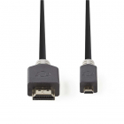 Nedis Micro HDMI naar HDMI kabel | Nedis | 2 meter (4K@30Hz, Verguld) CVBP34700AT20 CVBW34700AT20 N010104013