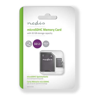Nedis Micro SDHC kaart met adapter | Nedis (Class 10 UHS-I, 32 GB) MMSD32100BK N170301107 - 2