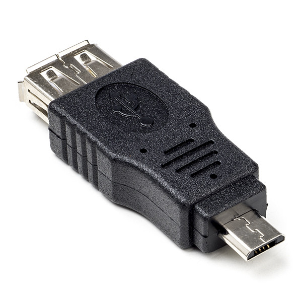 Nedis Micro USB naar USB A adapter | Nedis | USB 2.0 (Zwart) CCGB60901BK CCGP60901BK N050201001 - 1
