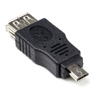 Nedis Micro USB naar USB A adapter | Nedis | USB 2.0 (Zwart) CCGB60901BK CCGP60901BK N050201001 - 1
