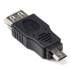 Micro USB naar USB A adapter | Nedis | USB 2.0 (Zwart)