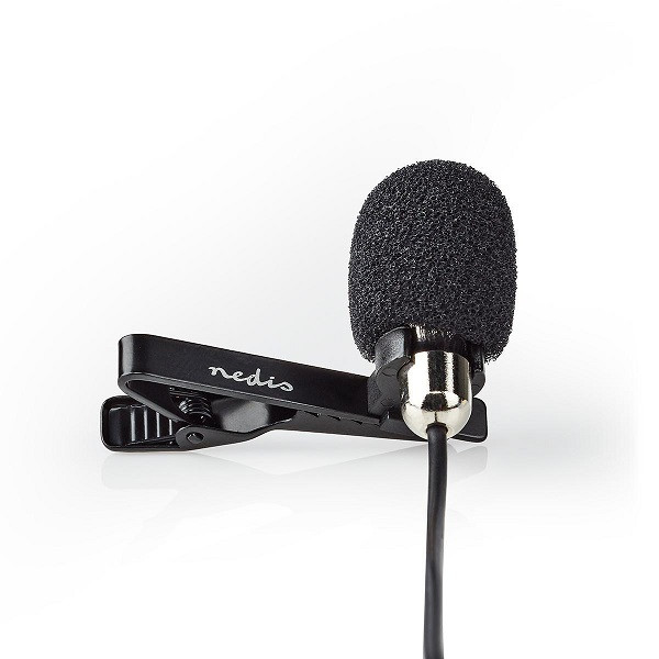 Nedis Microfoon | Nedis | 1.8 meter (Clip-on, Gevoeligheid -30 dB, Jack 3.5 mm) MICCJ105BK K150307026 - 1
