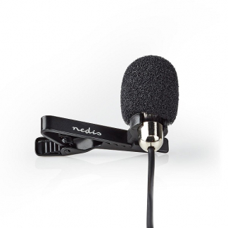 Nedis Microfoon | Nedis | 1.8 meter (Clip-on, Gevoeligheid -30 dB, Jack 3.5 mm) MICCJ105BK K150307026 - 1