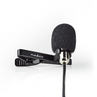 Nedis Microfoon | Nedis | 1.8 meter (Clip-on, Gevoeligheid -32 dB, Jack 3.5 mm) MICCJ105BK K150307026 - 
