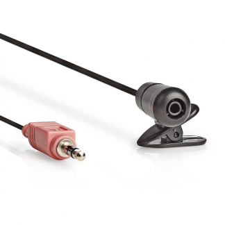 Nedis Microfoon | Nedis | 1.8 meter (Clip-on, Gevoeligheid 54 dB, Jack 3.5 mm) MICCJ100BK K150307025