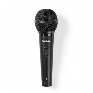 Nedis Microfoon | Nedis | 5 meter (Dynamisch, Gevoeligheid -72 dB, XLR, Jack 6.35 mm) MPWD25BK K150307038