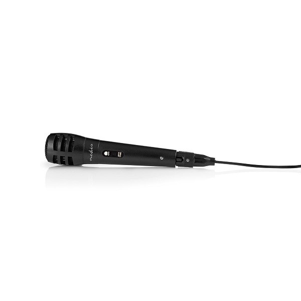 Nedis Microfoon | Nedis | 5 meter (Dynamisch, Trekontlasting, Gevoeligheid -75 dB, Jack 6.35 mm) MPWD15BK K150307031 - 1