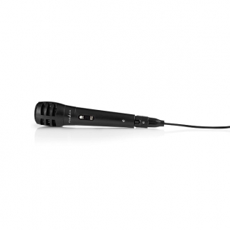 Nedis Microfoon | Nedis | 5 meter (Dynamisch, Trekontlasting, Gevoeligheid -75 dB, Jack 6.35 mm) MPWD15BK K150307031
