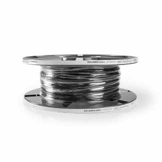 Nedis Microfoonkabel | Nedis | 100 meter (2x 0.08 mm², 100% koper) CABR1508BK1000 N010310000 - 1