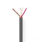 Nedis Microfoonkabel | Nedis | 100 meter (2x 0.23 mm², 100% koper) COTR15010GY100 K010308503 Nedis Microfoonkabel | Nedis | 100 meter (2x 0.23 mm², 100% koper) COTR15010GY100 K010308503