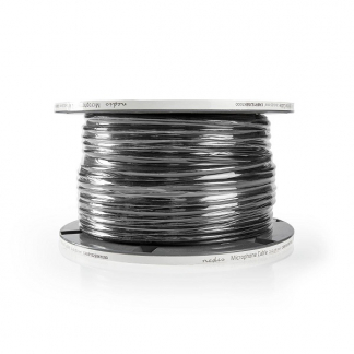 Nedis Microfoonkabel | Nedis | 100 meter (2x 0.25 mm², 100% koper) CABR1525BK1000 N010310010 - 1