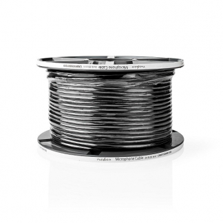 Nedis Microfoonkabel | Nedis | 100 meter ( 2x 0.35 mm², 100% koper) CABR1535BK1000 N010310005 - 1