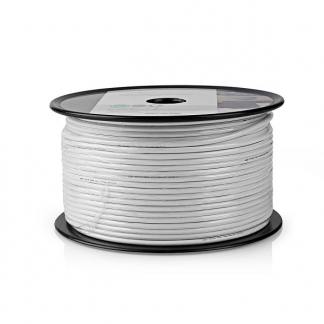 Nedis Mini COAX (IEC) kabel op rol - Nedis - 100 meter CSBR4005WT1000 N010408500 - 