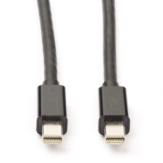 Nedis Mini DisplayPort kabel 1.1 - Nedis - 1 meter (Full HD) CCGP37500BK10 N010403100 - 1