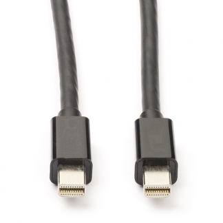 Nedis Mini DisplayPort kabel 1.1 - Nedis - 1 meter (Full HD) CCGP37500BK10 N010403100 - 