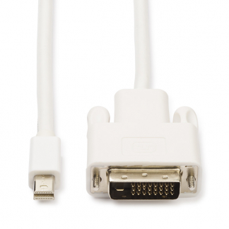 Nedis Mini DisplayPort naar DVI kabel | 2 meter | Nedis (DVI-D, Full HD, 100% koper) CCGP37700WT20 N010403600 - 1