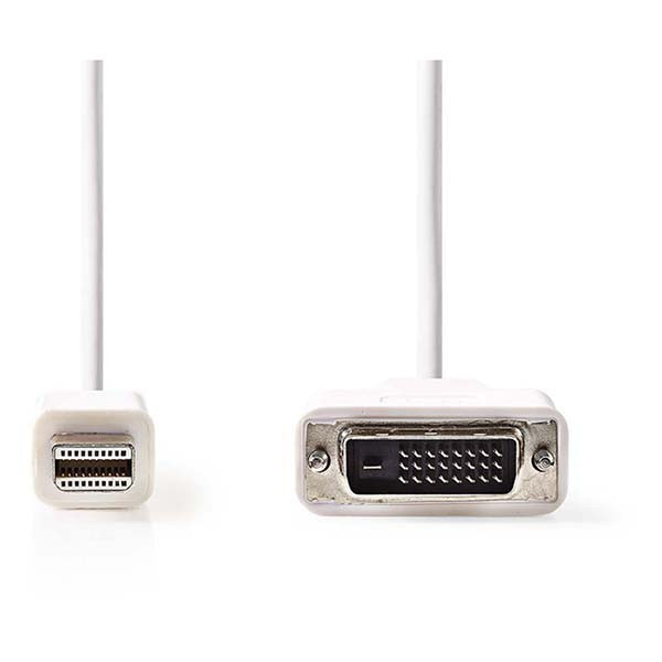 Nedis Mini DisplayPort naar DVI kabel | 2 meter | Nedis (DVI-D, Full HD, 100% koper) CCGP37700WT20 N010403600 - 3