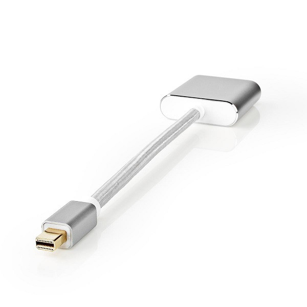 Nedis Mini DisplayPort naar DVI kabel | Nedis | 0.2 meter (DVI-D, Full HD) CCTB37750AL02 K010214224 - 1
