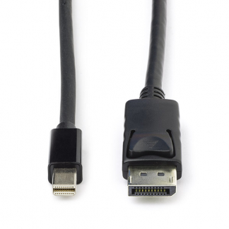 Nedis Mini DisplayPort naar DisplayPort kabel | Nedis | 1 meter (4K@60Hz) CCGL37400BK10 CCGP37400BK10 N010403200 - 