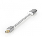 Nedis Mini DisplayPort naar HDMI adapterkabel | Nedis | 0.2 meter (4K@60Hz, Trekontlasting) CCTB37650AL02 K010214223