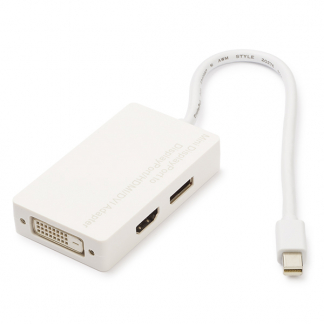 Nedis Mini DisplayPort naar HDMI adapterkabel | Nedis | 0.2 meter (DisplayPort, DVI-D, Full HD) CCGP37460WT02 N010403248 - 1