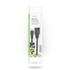Nedis Mini HDMI naar HDMI adapterkabel | Nedis | 0.2 meter (4K@30Hz, Verguld) CVGP34590BK02 N010103019 - 2